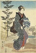 UTAGAWA Hiroshige, Setsu getsu ka no uchi, Tsuki n