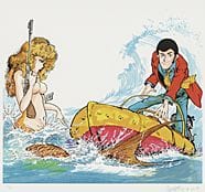MONKEY PUNCH, MERMAID?, 
serigrafia, 48,7x55,7 cm,