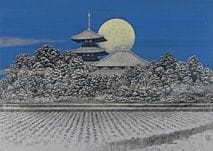 KADOSHIMA Naoki, Ein Wintertag, 
Tinte und Farbe a