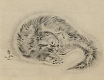 FOUJITA Tsuguharu, from A BOOK OF CATS, 
BII.30.12