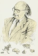 FOUJITA Tsuguharu, Portrait de Jean Rostand, 
B.55