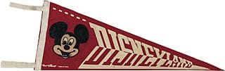 , gagliardetti Disney (set da 6), 
10x21,7-22x67 c
