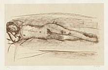 KAZUKI Yasuo, Lithograph portfolio Nude (portfolio