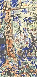 MUNAKATA Shiko, pine, bamboo and plum blossoms, 
1