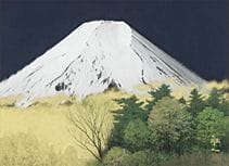 中岛裕仁，《美丽之巅》，
纸本水墨设色，20幅日本画规格（高72.8厘米），署名并盖章，附有艺术家亲