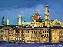 YAMAGATA Hiromichi, Florence, 
gouache on paper, p
