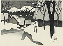 SAITO Kiyoshi, Winter in Aizu (36) Akutsu, 
Otsuka