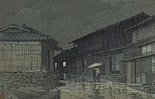 KAWASE Hasui, Tokaido, Nissaka from SELECTION OF V