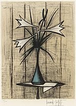 Bernard BUFFET, Lys et iris, 
S.341, 1980, litogra