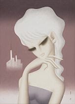 TOGO Seiji, « Hair », 
huile sur toile, 33,4 x 24,