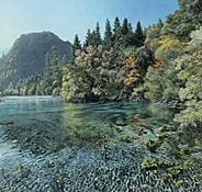 YANG Shaoliang (lot de 2), « Turquoise Ripples », 