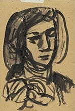 MATSUMOTO Shunsuke, Femme, 
encre sur papier, form