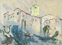 NISHIMURA Keiyu, Espagne, 
1969, huile sur toile, 
