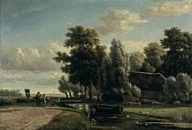 Jan HEPPENER, Paisaje, 
1862, óleo sobre lienzo, 6