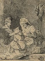 Rembrandt Van RIJN, La Sagrada Familia, 
HIND 95, 