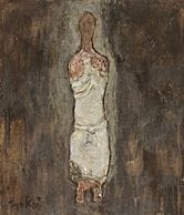 CHOKAI Seiji, Statue en laque sur âme de bois, 
hu