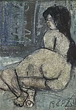 SUDA Kokuta, Nu, 
1982, gouache et pastel sur papi