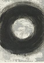 YOSHIHARA Jiro, Œuvre, 
monotype, 49,2 x 36,3 cm, 