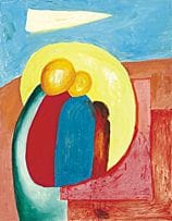 KANBARA Tai, La Vierge à l'Enfant, 
1987, huile su