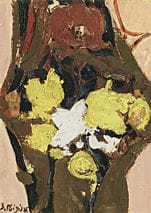 MIGISHI Setsuko, Fleurs, 
huile sur toile, 33,4 x 