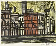 Bernard BUFFET, Lenox Avenue, 
lithograph, 50x65cm