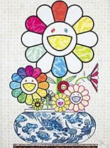 MURAKAMI Takashi, Murakami Flowers in a Qinghua Va