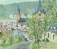 ODAGIRI Satoshi, Heidelberg, 
huile sur toile, for