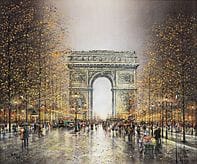 Guy DESSAPT, Arco del Triunfo, París, 
giclée sobr