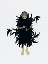 NAKATANI Michiko, Crow girl 1, 
2017, résine de gy