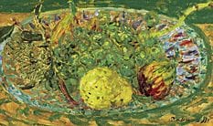 MIYAMOTO Saburo, Fruits d'automne sur la table, 
h