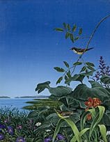 KITA Kumiko, Le voyage du vent, 
huile sur toile, 