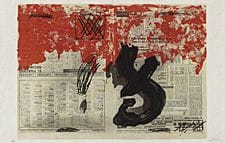 Antoni TAPIES (a set of 3), from PETRIFICADA PETRI