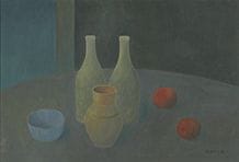 KOSUGI Kojiro, Nature morte aux bouteilles, 
huile