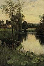 John Clayton ADAMS, Paisaje, 
1889, óleo sobre lie