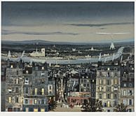Michel DELACROIX, La margen izquierda de noche, 
s