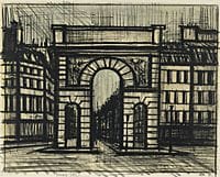 Bernard BUFFET, «La Porte Saint-Martin», del ÁLBUM