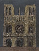 CHOKAI Seiji, Notre-Dame de Paris, 
huile sur toil