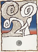 Pierre ALECHINSKY (a set of 2), Avignon, 
1983, li