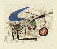 Joan MIRO, Pygmées sous la lune, 
D.562, 1972, etc