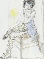 Jean JANSEM, «Bailarina en un taburete», 
1997, pa
