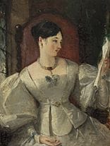 William BOXALL, Retrato de Lady Hamilton, 
óleo so