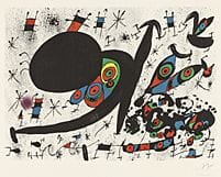 Joan MIRO, from HOMENATGE A JOAN PRATS, 
M.727/CRA