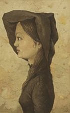 FUKUI Ryonosuke, femme, 
huile sur toile, M10 (53 