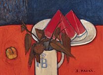 KASAI Seiichi, Nature morte à la pastèque, 
1972, 