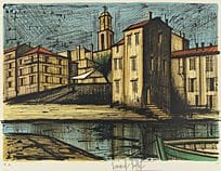 Bernard BUFFET, «La Ponche» de SAINT-TROPEZ, 
S.28