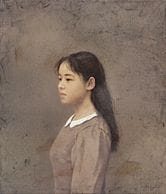FUJII Tsutomu, « Girl », 
huile sur toile, format 