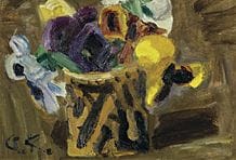 KOITO Gentaro, « Violet en trois couleurs », 
huil