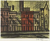 Bernard BUFFET, New New York, 
lithograph, 50x65cm