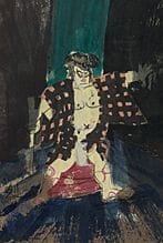 SUDA Kokuta, Kabuki, 
gouache sur papier, dimensio