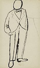Ben SHAHN, Obra, 
tinta sobre papel, tamaño del pa